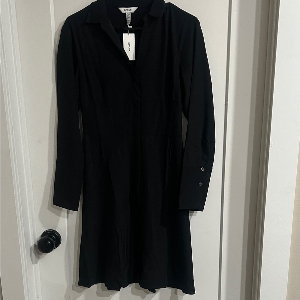 SPANX Classic Black Long Sleeve Dress